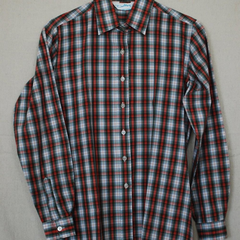 De Mara, Vintage (‘80s) Women’s plaid blouse